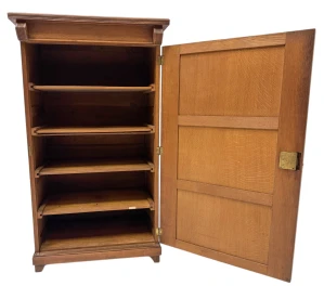 Arts & Crafts Art Nouveau One-Door Cabinet, 1900s